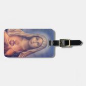 美しい宗教的な聖なるハートのヴァージンマリア ラゲッジタグ (正面横)