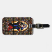 美しい宗教的な聖なるハートのヴァージンマリア ラゲッジタグ (正面横)