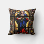 美しい宗教聖ハートのヴァージンマリア クッション (裏面)