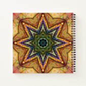 美しい宝石トーン名前をカスタムするスタータイル ノートブック (裏面)