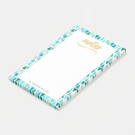 美しい宝石縁ど金ゴールドフェイクフォイル名 ポストイット