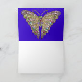 美しい宝石飾り蝶 カード (内部)