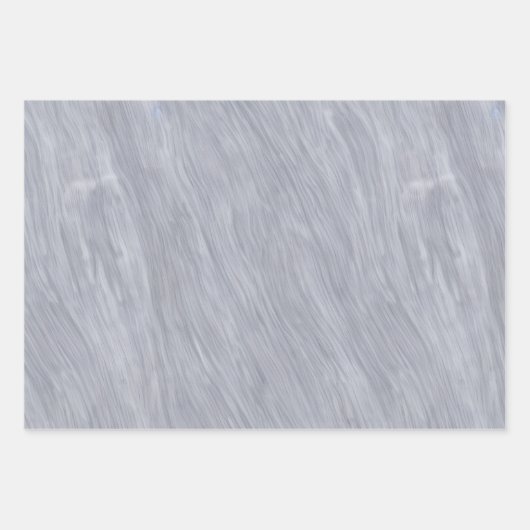 美しい実在グレーホワイトマーブルクラシックデザイン ラッピングペーパーシート (正面)