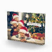 美しい家族写真メリークリスマスフォトブロック フォトブロック (右)