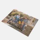 美しい家族写真 ドアマット (アングル)