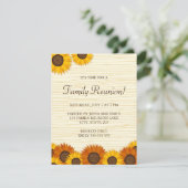 美しい家族懇親会パーティの招待状 招待状 (スタンド正面)