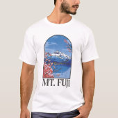美しい富士山 Tシャツ (正面)