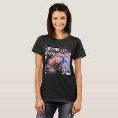 美しい寝顔の女性 Tシャツ (正面フル)
