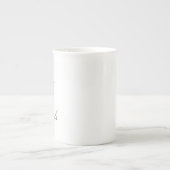 美しい専門マグカップ ボーンチャイナマグカップ (正面)