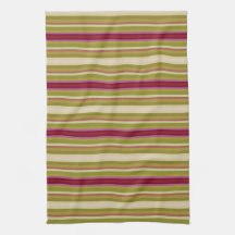 美しい小さなストライプハンドタオル