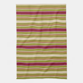 美しい小さなストライプハンドタオル キッチンタオル