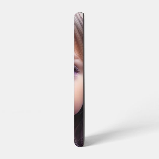 美しい小さな女の子の大き絵画な目 SAMSUNG GALAXYケース (左側面)