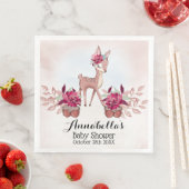 美しい小さな子鹿の女の子秋赤ちゃんシャワーI (インサイチュ)