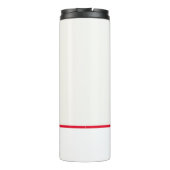 美しい小さな赤い飛んでいる妖精ファンタジーアート タンブラー (裏面)