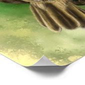 美しい小さな雀のポスターペイント ポスター (角)