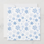 美しい少女よ、素敵な冬を過ごして カード (裏面)