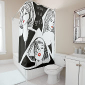 美しい少女 シャワーカーテン (インサイチュ)