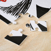 美しい少女 ジグソーパズル (側面)