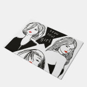 美しい少女 ドアマット (アングル)