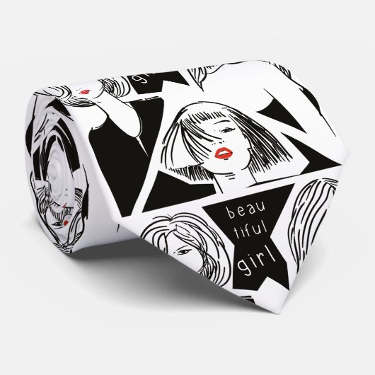 美しい少女 ネクタイ (ロール)