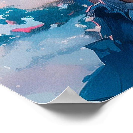 美しい少女 ポスター (角)