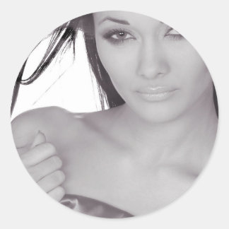 美しい少女 ラウンドシール