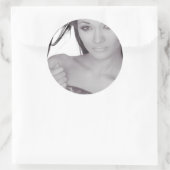 美しい少女 ラウンドシール (バッグ)