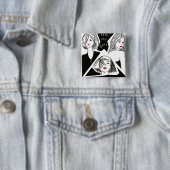 美しい少女 缶バッジ (インサイチュ)