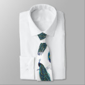 美しい尾羽を持つ青い孔雀 ネクタイ (タイ)