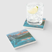 美しい屋外の風景の石コースター ストーンコースター (横)