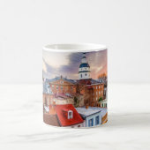 美しい屋外の風景コーヒーマグ コーヒーマグカップ (中央)