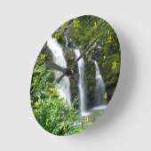 美しい屋外風景の壁掛け時計 ラウンド壁時計 (傾斜)