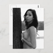 美しい屋外B&W写真はがき ポストカード (正面/裏面)