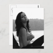 美しい屋外B&W写真はがき ポストカード (正面/裏面)