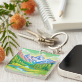 美しい山々 キーホルダー (正面右)