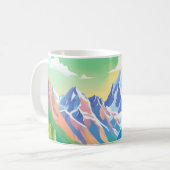 美しい山々 コーヒーマグカップ (正面左)