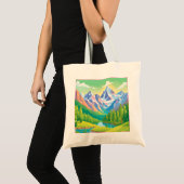 美しい山々 トートバッグ (正面(商品))