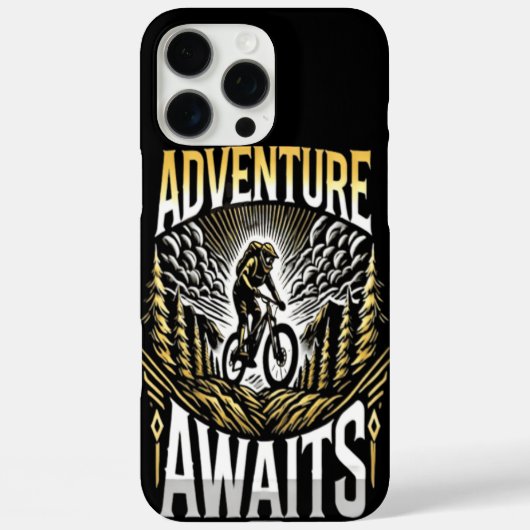 美しい山のイラストと共に始まる冒険 Case-Mate iPhoneケース (裏面)