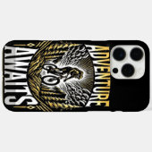 美しい山のイラストと共に始まる冒険 Case-Mate iPhoneケース (裏面 (横))