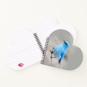 美しい山のブルーバードオンザタンジー ノートブック (内部)