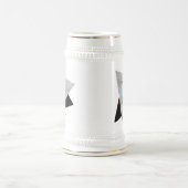 美しい山のブルーバードオンタンジー ビールジョッキ (中央)