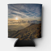 美しい山の夕日 缶クーラー (正面)