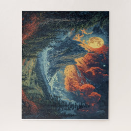 美しい山の景色 ジグソーパズル