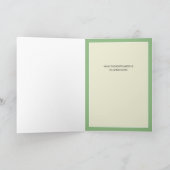 美しい山の風景サンキューカード サンキューカード (内部)