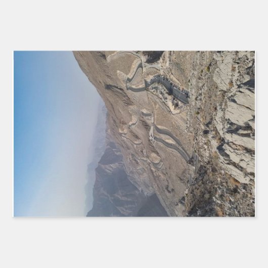 美しい山の風景。 ラッピングペーパーシート (正面)