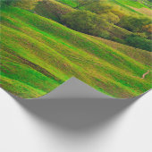 美しい山並み、夕べの光。  ラッピングペーパー (角)