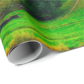 美しい山並み、夕べの光。  ラッピングペーパー (ロールコーナー)