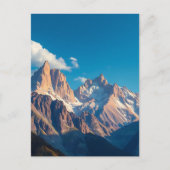 美しい山峰 ポストカード (正面)