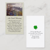 美しい山嵐の縁（ひめ）感謝状 名刺 (正面/裏面)