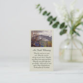 美しい山嵐の縁（ひめ）感謝状 名刺 (スタンド正面)